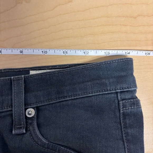 Rag & Bone Skinny Gray Jeans in Croxley Stretch size 25 - Picture 11 of 14